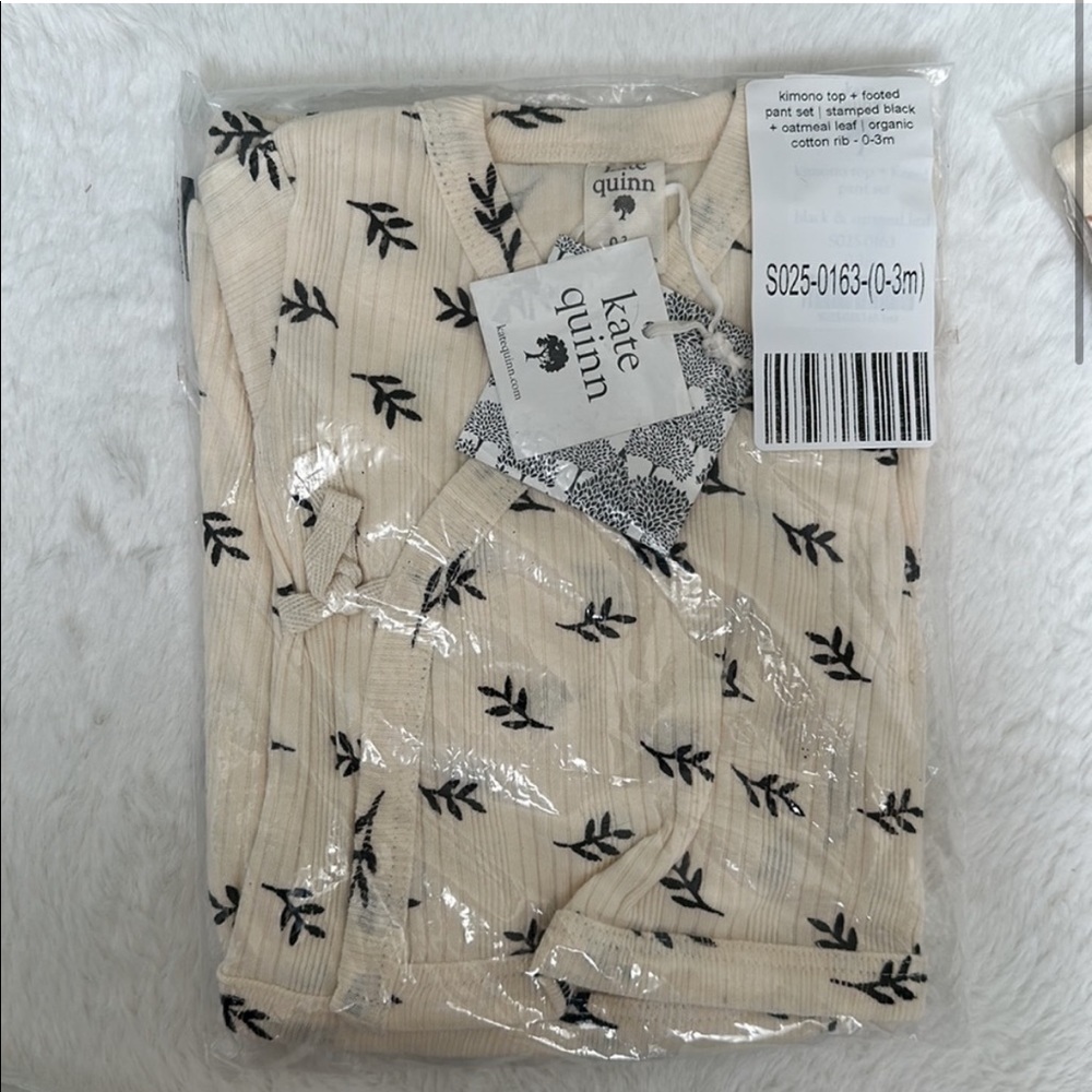 Kate Quinn Black + Oatmeal Leaf Bundle